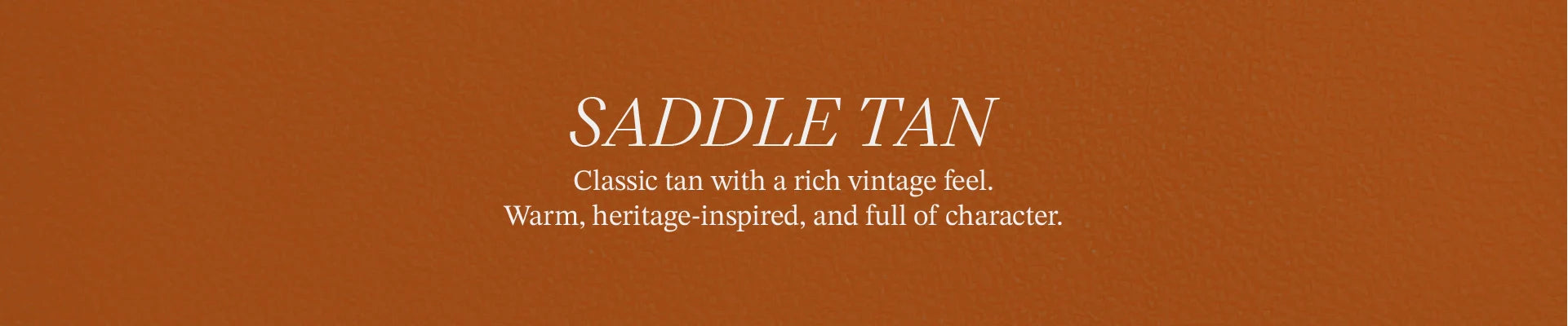 Saddle Tan