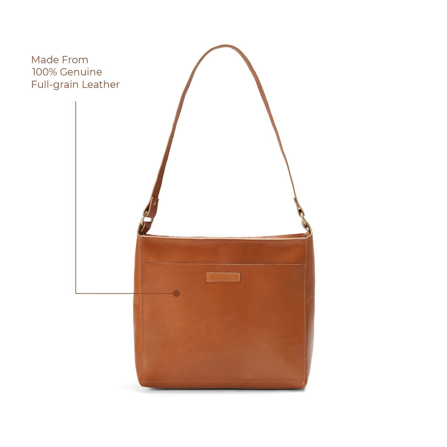 Lisbon Triangle Shoulder Bag | | Tan