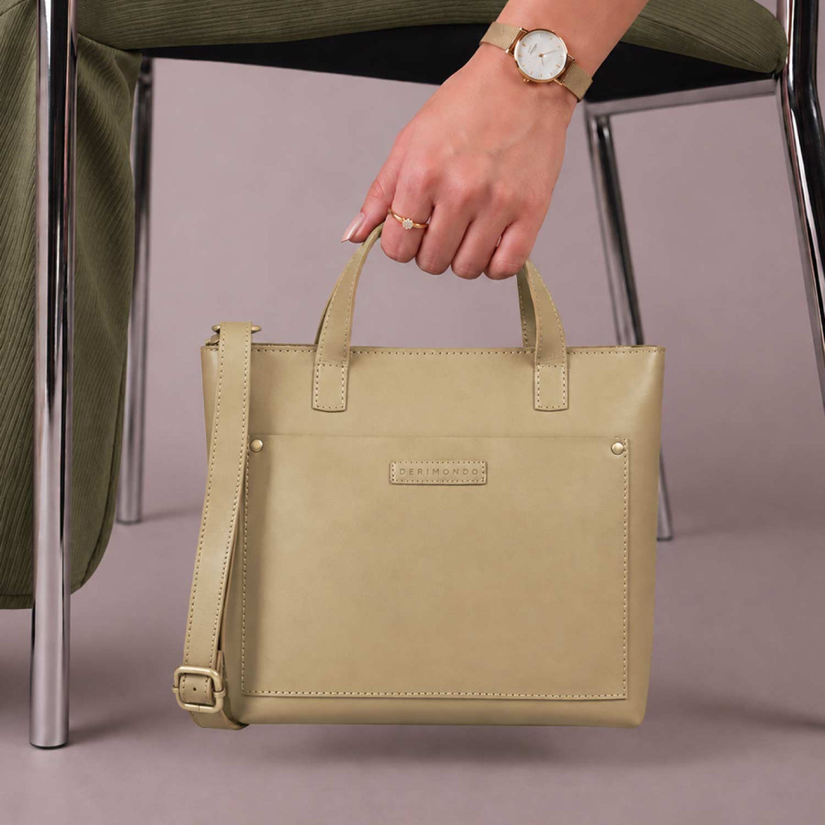 #Color_Sand Beige, #Style_Zipper